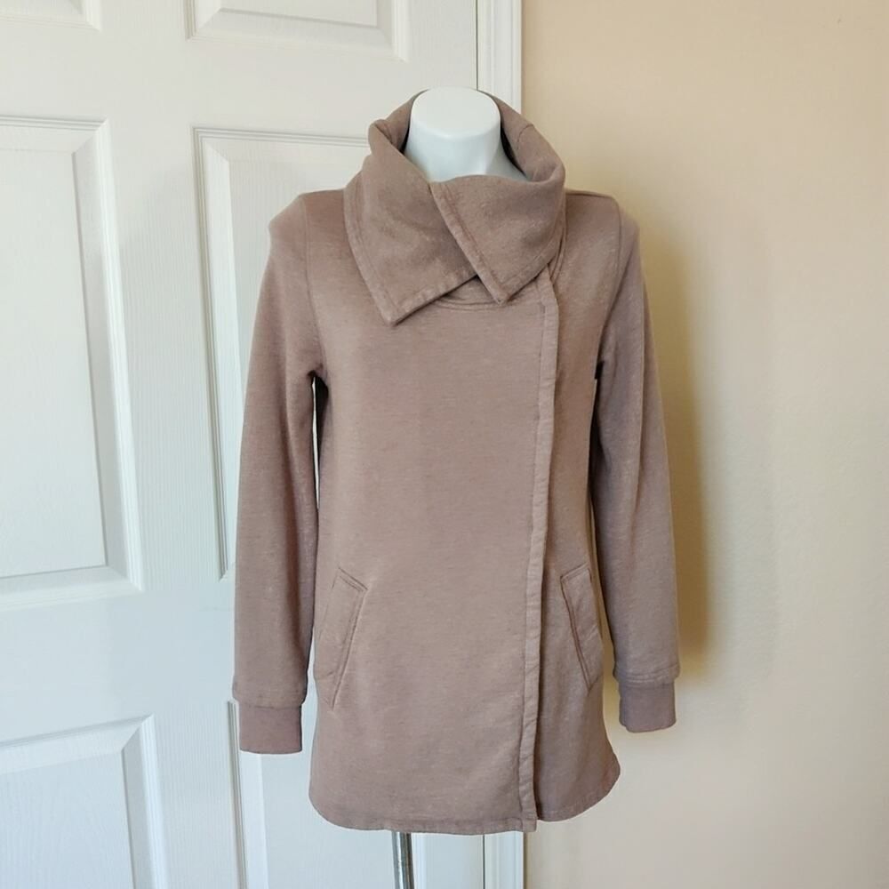 Stem snap front French terry jacket sz S